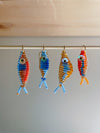 CUSTOM COMMISSION -  Hand Beaded FISH charm