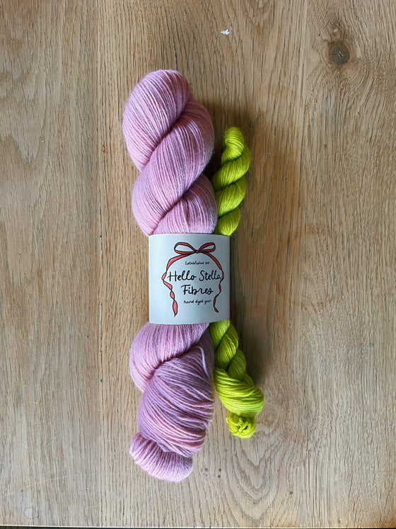 MAUVE AND CHARTRUESE  - IN STOCK